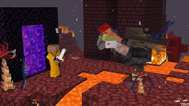 Screenshot of the Minecraft Bedrock Marketplace product Horror Skyblock created by Heropixel Games.
