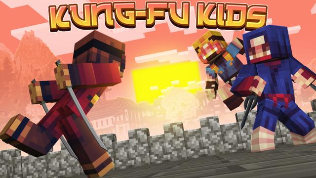 Thumbnail of the Minecraft Bedrock Marketplace product Kung-Fu Kids created by Heropixel Games.