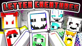 Thumbnail of the Minecraft Bedrock Marketplace product Letter Creatures created by HeroPixels.