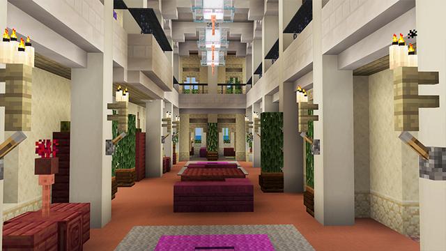 Screenshot of the Minecraft Bedrock Marketplace product Luxury Millionaire Mansion created by Heropixel Games.