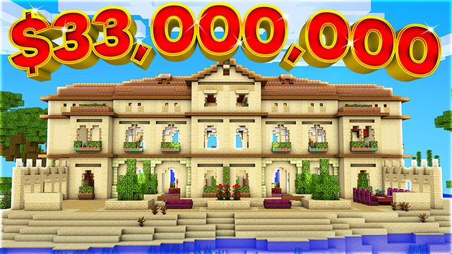 Thumbnail of the Minecraft Bedrock Marketplace product Luxury Millionaire Mansion created by Heropixel Games.