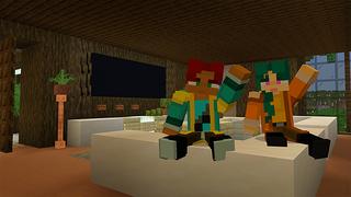 Screenshot of the Minecraft Bedrock Marketplace product Millionaire Island Mansion created by Heropixel Games.