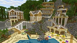 Screenshot of the Minecraft Bedrock Marketplace product Millionaire Mansion$ created by Heropixel Games.