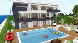 Screenshot of the Minecraft Bedrock Marketplace product Millionaire Party Mansion created by Heropixel Games.