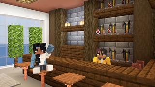 Screenshot of the Minecraft Bedrock Marketplace product Millionaire Party Mansion created by Heropixel Games.