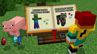 Screenshot of the Minecraft Bedrock Marketplace product Mob Drop Ores created by Heropixel Games.