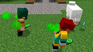 Screenshot of the Minecraft Bedrock Marketplace product Mob Drop Ores created by Heropixel Games.