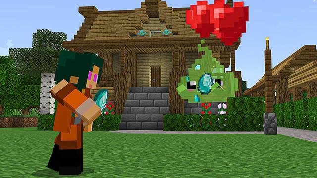 Screenshot of the Minecraft Bedrock Marketplace product Mob Drop Ores created by Heropixel Games.