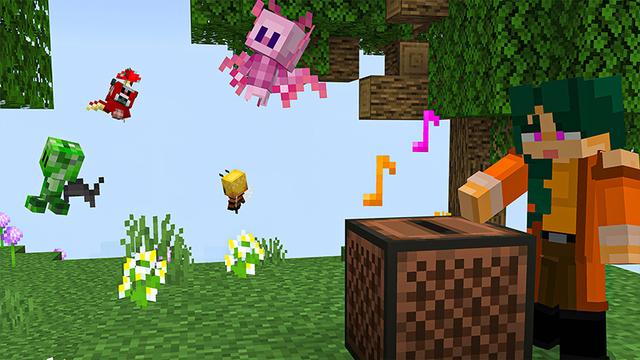 Screenshot of the Minecraft Bedrock Marketplace product More Allays created by Heropixel Games.