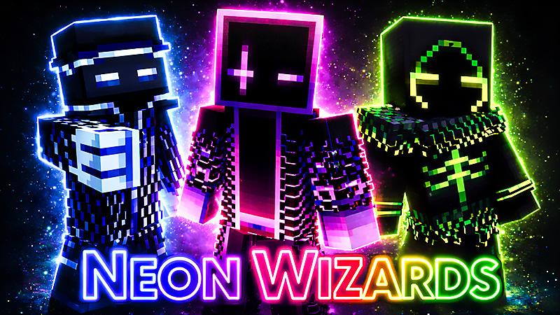Thumbnail of the Minecraft Bedrock Marketplace product Neon Wizard created by Heropixel Games.