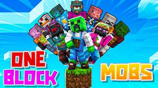 Thumbnail of the Minecraft Bedrock Marketplace product OneBlock Mobs created by HeroPixels.