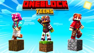 Thumbnail of the Minecraft Bedrock Marketplace product OneBlock Teens created by HeroPixels.