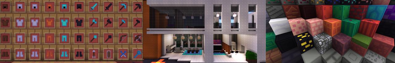 Panorama of the Minecraft Bedrock Marketplace product PixelPlay Textures created by Heropixel Games.