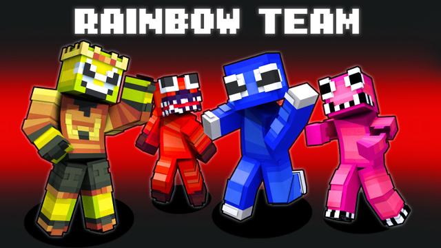 Thumbnail of the Minecraft Bedrock Marketplace product Rainbow Team created by Heropixel Games.