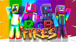 Thumbnail of the Minecraft Bedrock Marketplace product RGB Fires created by HeroPixels.