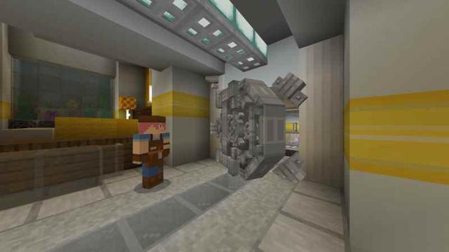 Screenshot of the Minecraft Bedrock Marketplace product Safest Bunker created by Heropixel Games.