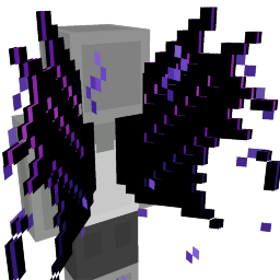 Thumbnail of the Minecraft Bedrock Marketplace product Shadow Monarch Wings created by Heropixel Games.