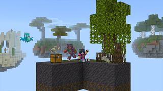 Screenshot of the Minecraft Bedrock Marketplace product Skyblock created by Heropixel Games.