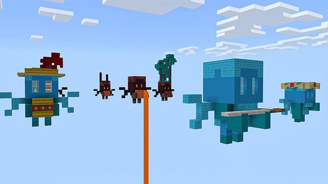 Screenshot of the Minecraft Bedrock Marketplace product Skyblock Allay created by Heropixel Games.