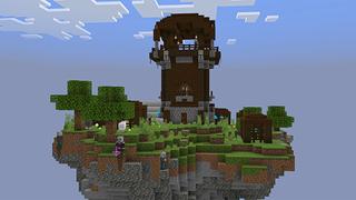 Screenshot of the Minecraft Bedrock Marketplace product Skyblock Classic created by Heropixel Games.