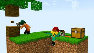 Screenshot of the Minecraft Bedrock Marketplace product Skyblock Jungle created by Heropixel Games.