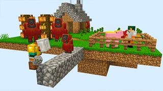 Screenshot of the Minecraft Bedrock Marketplace product Skyblock Jungle created by Heropixel Games.