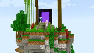 Screenshot of the Minecraft Bedrock Marketplace product Skyblock Jungle created by Heropixel Games.