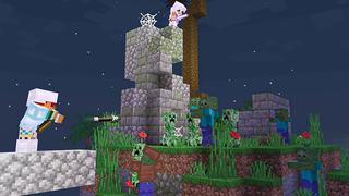 Screenshot of the Minecraft Bedrock Marketplace product Skyblock Jungle created by Heropixel Games.