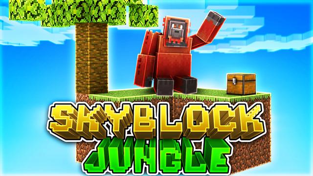 Thumbnail of the Minecraft Bedrock Marketplace product Skyblock Jungle created by Heropixel Games.