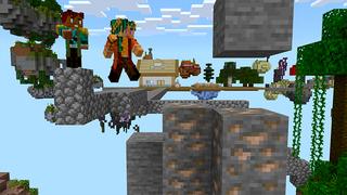 Screenshot of the Minecraft Bedrock Marketplace product Skyblock+ Islands created by Heropixel Games.