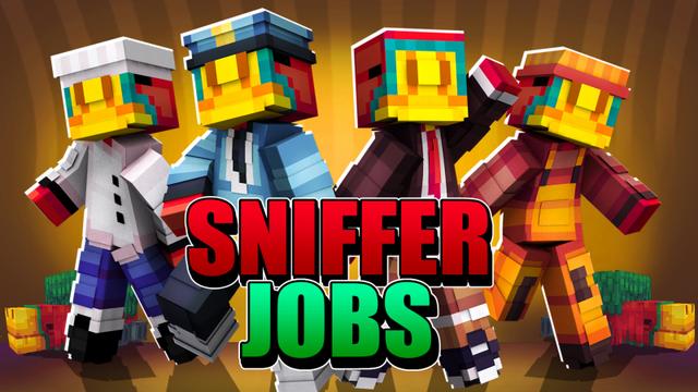 Thumbnail of the Minecraft Bedrock Marketplace product Sniffer Jobs created by Heropixel Games.