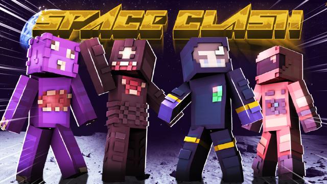 Thumbnail of the Minecraft Bedrock Marketplace product Space Clash created by Heropixel Games.