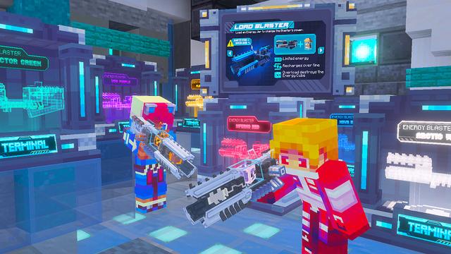 Screenshot of the Minecraft Bedrock Marketplace product Sulfur Blaster Add-On created by Heropixel Games.