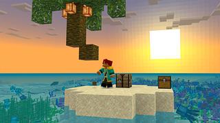 Screenshot of the Minecraft Bedrock Marketplace product Survival Island created by Heropixel Games.