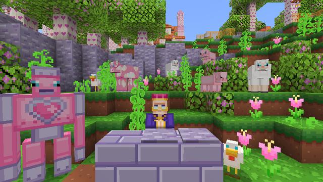 Screenshot of the Minecraft Bedrock Marketplace product Sweet Cute Textures created by Heropixel Games.