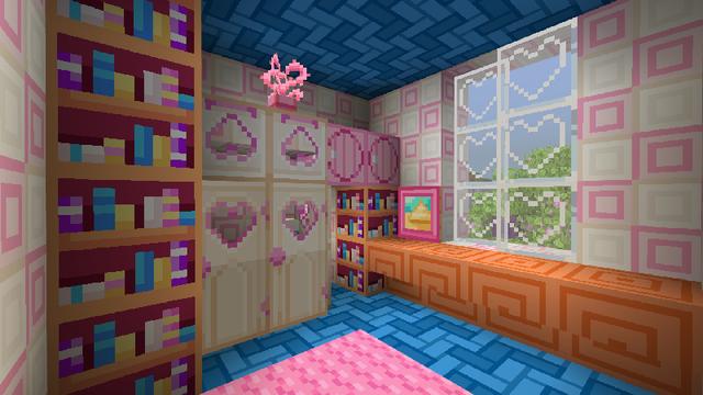 Screenshot of the Minecraft Bedrock Marketplace product Sweet Cute Textures created by Heropixel Games.