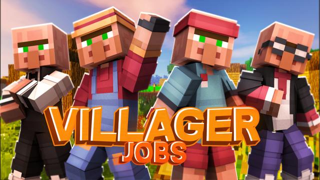 Thumbnail of the Minecraft Bedrock Marketplace product Villager Jobs created by Heropixel Games.