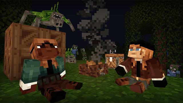 Screenshot of the Minecraft Bedrock Marketplace product Zombie Apocalypse created by Heropixel Games.