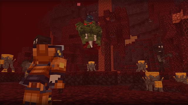 Screenshot of the Minecraft Bedrock Marketplace product Zombie Apocalypse created by Heropixel Games.