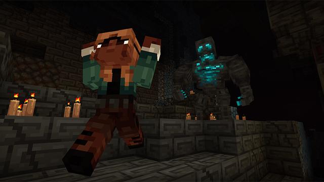 Screenshot of the Minecraft Bedrock Marketplace product Zombie Apocalypse created by Heropixel Games.