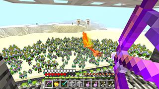 Screenshot of the Minecraft Bedrock Marketplace product Zombie Bunker created by HeroPixels.