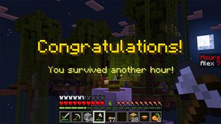 Screenshot of the Minecraft Bedrock Marketplace product 100 Hours Skyblock created by Heropixel Games.