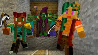 Screenshot of the Minecraft Bedrock Marketplace product 100 Hours Survival Spawn created by Heropixel Games.