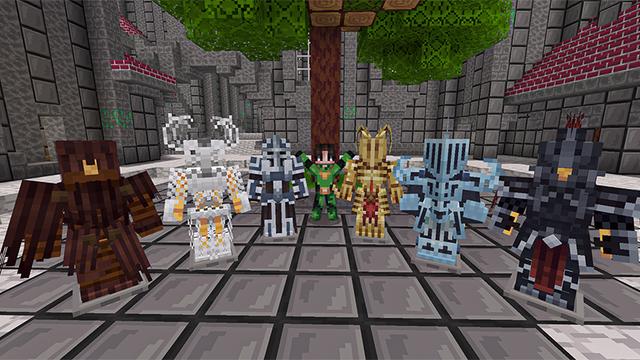 Screenshot of the Minecraft Bedrock Marketplace product 3D Armor created by Heropixel Games.