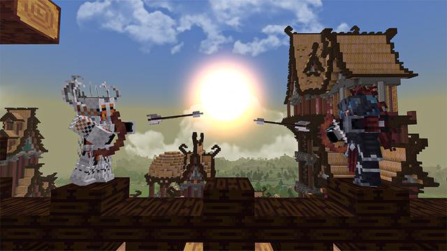 Screenshot of the Minecraft Bedrock Marketplace product 3D Armor created by Heropixel Games.