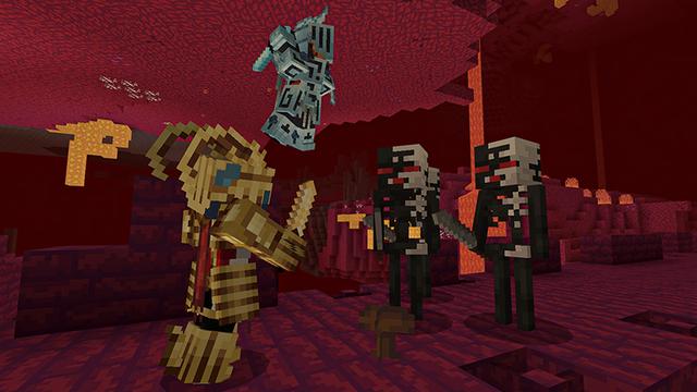 Screenshot of the Minecraft Bedrock Marketplace product 3D Armor created by Heropixel Games.