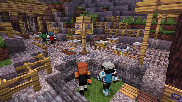 Screenshot of the Minecraft Bedrock Marketplace product 3D Armor created by Heropixel Games.
