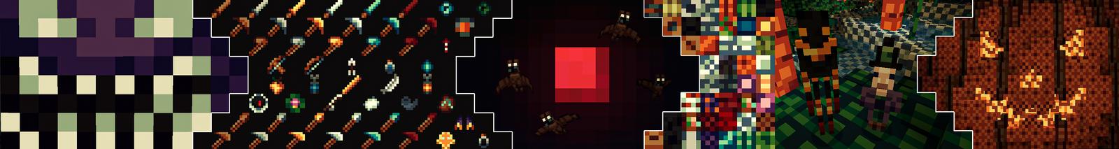 Panorama of the Minecraft Bedrock Marketplace product 4Bit Horror created by Heropixel Games.