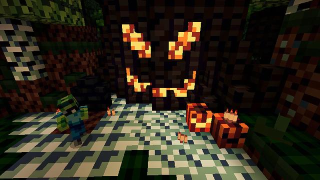 Screenshot of the Minecraft Bedrock Marketplace product 4Bit Horror created by Heropixel Games.