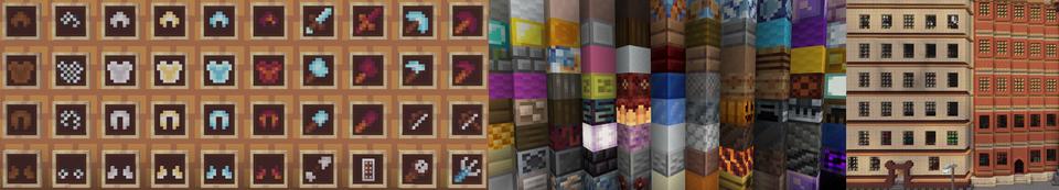 Panorama of the Minecraft Bedrock Marketplace product 8Bit Modern created by Heropixel Games.